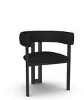 Clarissa Versailles Black Modern Upholstered Dining Chair-2