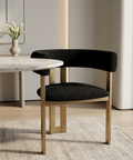 Clarissa Versailles Gold Modern Upholstered Dining Chair-1