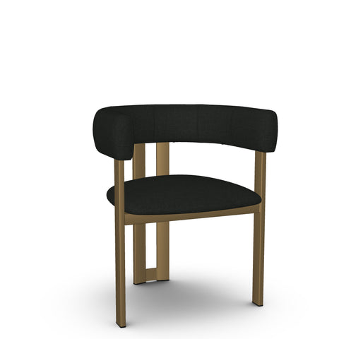 Clarissa Versailles Gold Modern Upholstered Dining Chair-2