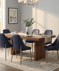 Cleo Black Faux Leather Dining Chairs - Set of 2