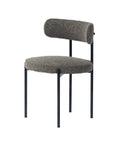 Cleo Brown Modern Upholstered Dining Chair -1