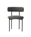 Cleo Brown Modern Upholstered Dining Chair -2