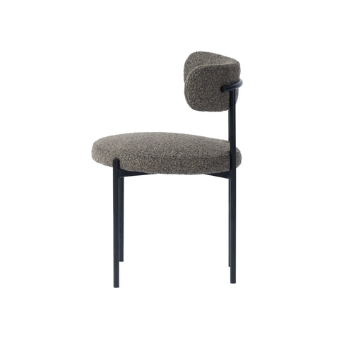 Cleo Brown Modern Upholstered Dining Chair -3