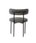 Cleo Brown Modern Upholstered Dining Chair -4