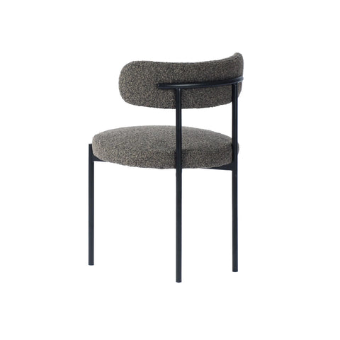 Cleo Brown Modern Upholstered Dining Chair -5