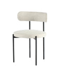 Cleo Macadamia Modern Upholstered Dining Chair -1