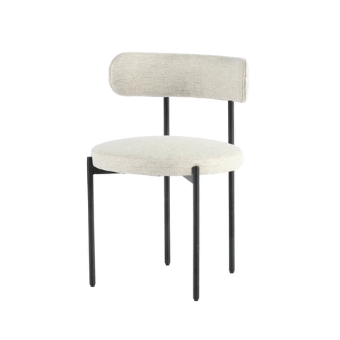 Cleo Macadamia Modern Upholstered Dining Chair -1