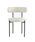 Cleo Macadamia Modern Upholstered Dining Chair -2