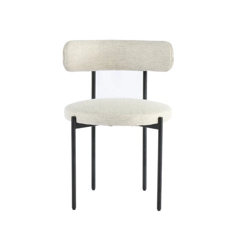 Cleo Macadamia Modern Upholstered Dining Chair -2