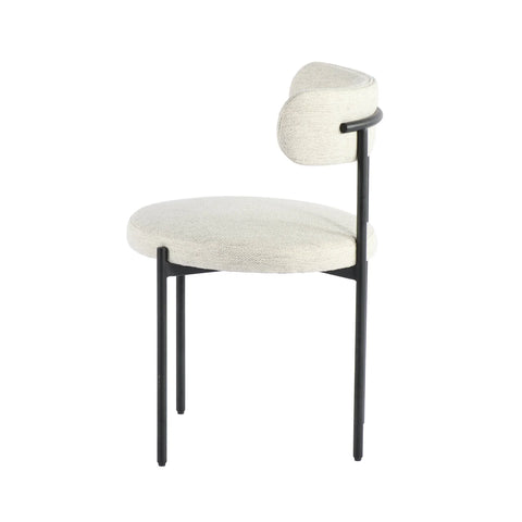 Cleo Macadamia Modern Upholstered Dining Chair -3