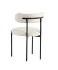 Cleo Macadamia Modern Upholstered Dining Chair -4