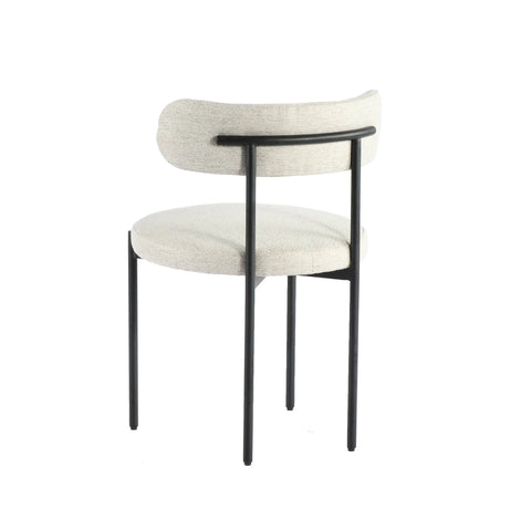 Cleo Macadamia Modern Upholstered Dining Chair -4