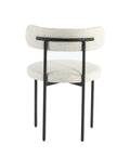 Cleo Macadamia Modern Upholstered Dining Chair -5