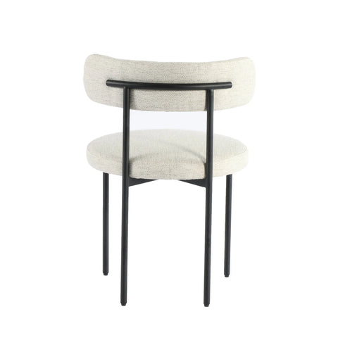 Cleo Macadamia Modern Upholstered Dining Chair -5