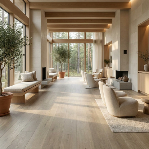 Cloudy Sky 5mm Waterproof Luxury Vinyl Flooring 