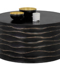 Corey Black Concrete Coffee Table - Sunpan