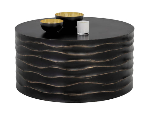 Corey Black Concrete Coffee Table - Sunpan