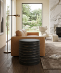 Corey Black Concrete End Table 