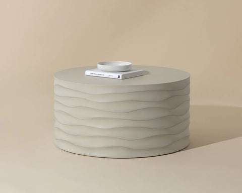 Corey Sand Concrete Coffee Table Sunpan