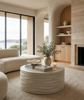 Corey Sand Concrete Coffee Table Sunpan