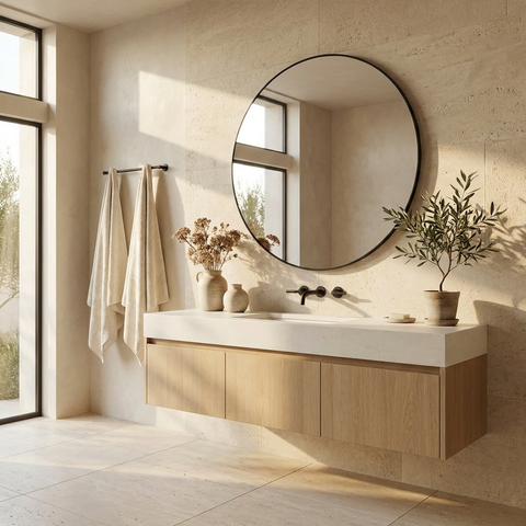 Cori Round Wall Mirror - Renwil