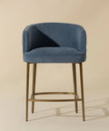 Cornella Iceberg Modern Upholstered Counter Stool-2
