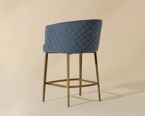 Cornella Iceberg Modern Upholstered Counter Stool-4
