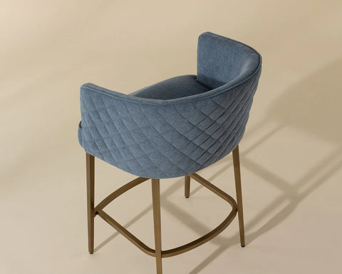 Cornella Iceberg Modern Upholstered Counter Stool-6