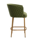 Cornella Olive Modern Upholstered Counter Stool-2