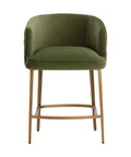 Cornella Olive Modern Upholstered Counter Stool-3