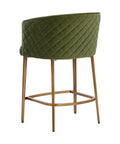 Cornella Olive Modern Upholstered Counter Stool-4