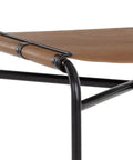 Corrigan Cognac Modern Leather Counter Stool-7