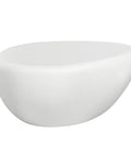 Corvo Small White Concrete Coffee Table - Sunpan