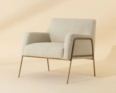 Cybil Cream Fabric Accent Chair -1