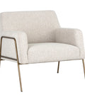 Cybil Cream Fabric Accent Chair -2