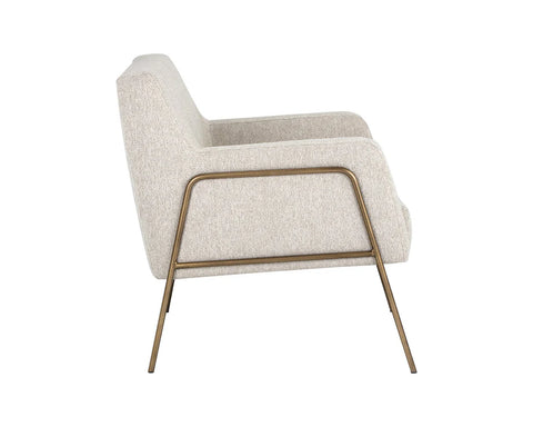 Cybil Cream Fabric Accent Chair -4