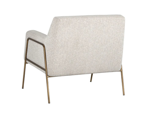 Cybil Cream Fabric Accent Chair -5