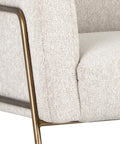 Cybil Cream Fabric Accent Chair -6