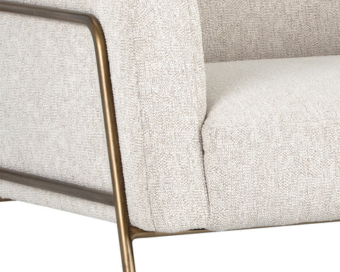 Cybil Cream Fabric Accent Chair -6