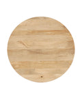Cylinder Solid Mango Wood Round Dining Table-4