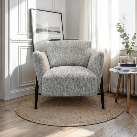Beaux Granite Tweed - Accent Chair LH
