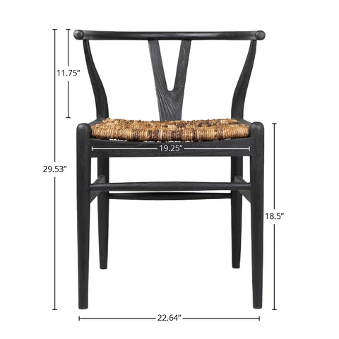 D-Bodhi Charcoal - Dining Chair LH (Set Of Two)