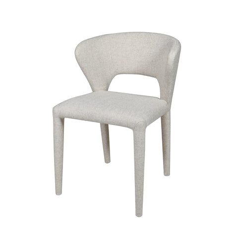 Dakota Vanilla Tweed -Dining Chair LH (Set Of Two)