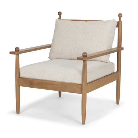 Danni Beige Fabric Accent Chair-1