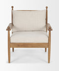 Danni Beige Fabric Accent Chair-2