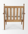 Danni Beige Fabric Accent Chair-4