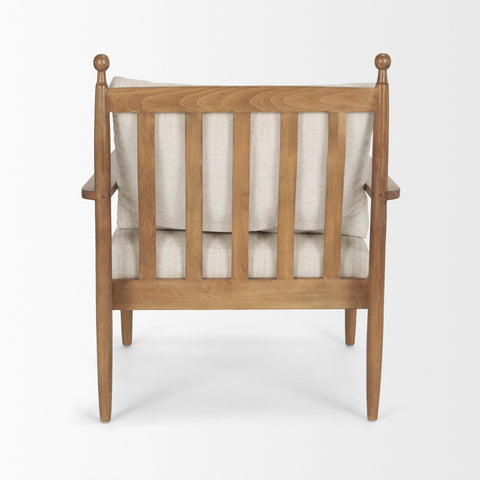 Danni Beige Fabric Accent Chair-4