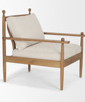 Danni Beige Fabric Accent Chair-5
