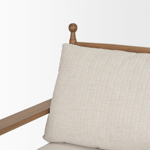 Danni Beige Fabric Accent Chair-7