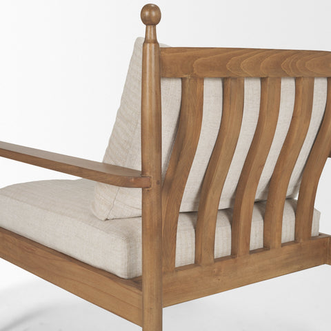 Danni Beige Fabric Accent Chair-8